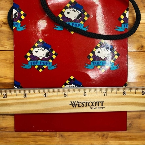 VINTAGE 1980s Snoopy “Top Pop!” Gift Bag by Applause, Inc. - Picture 5 of 7